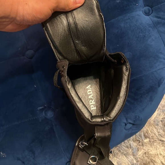 NEVER BEFORE WORN Prada Wheel Cassetta High-Top Sneakers!!!! - Picture 5 of 7